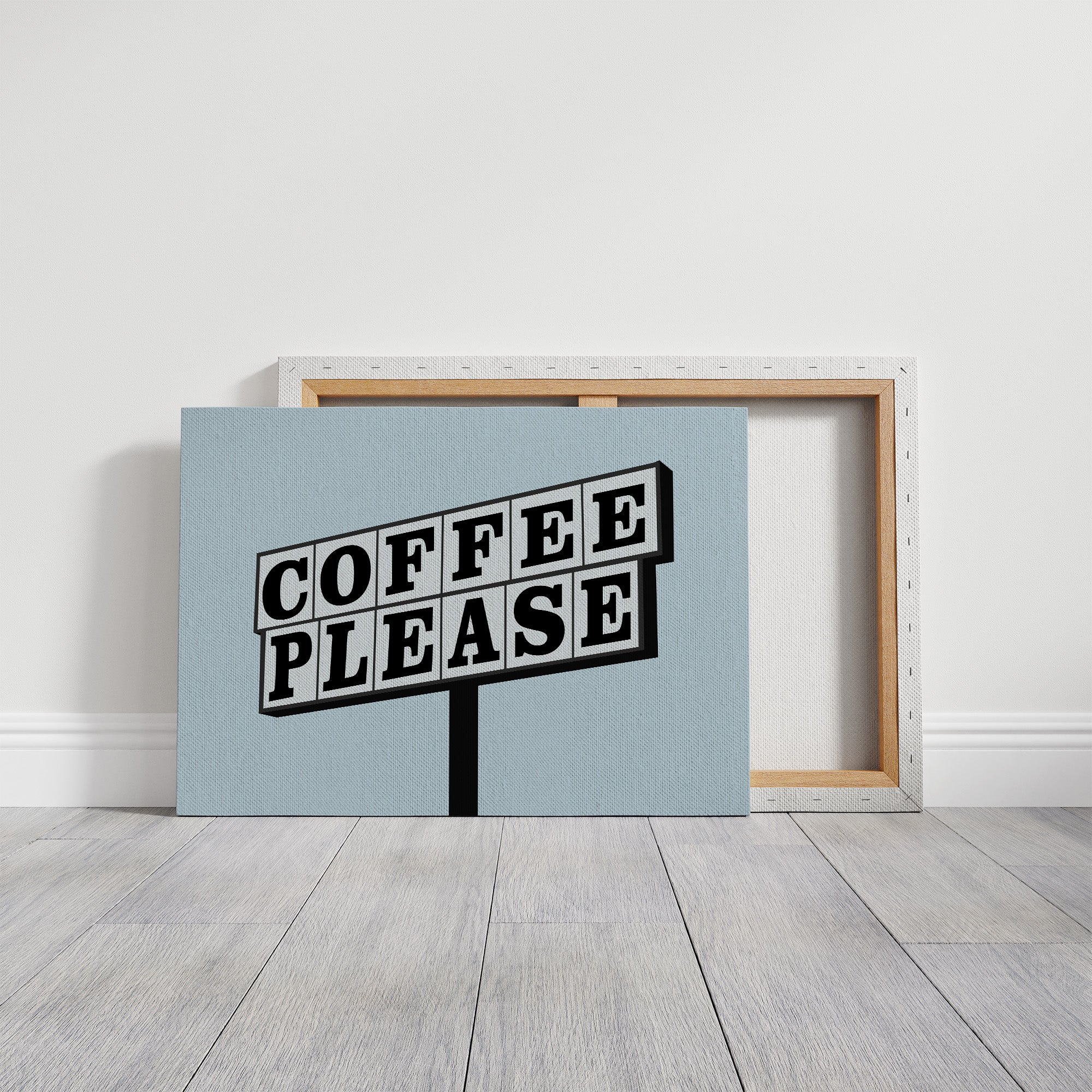 Bold Letters Beg For Caffeine