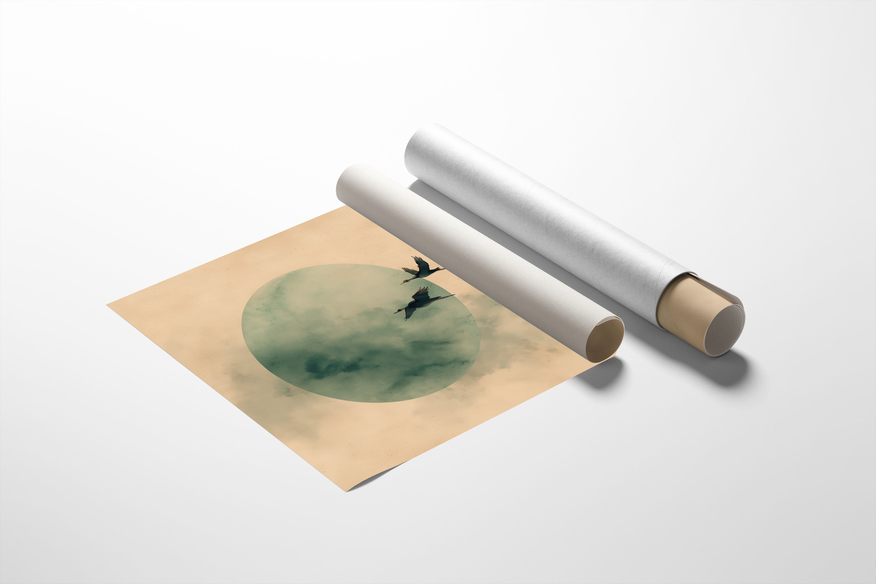 Birds Follow The Jade Moon