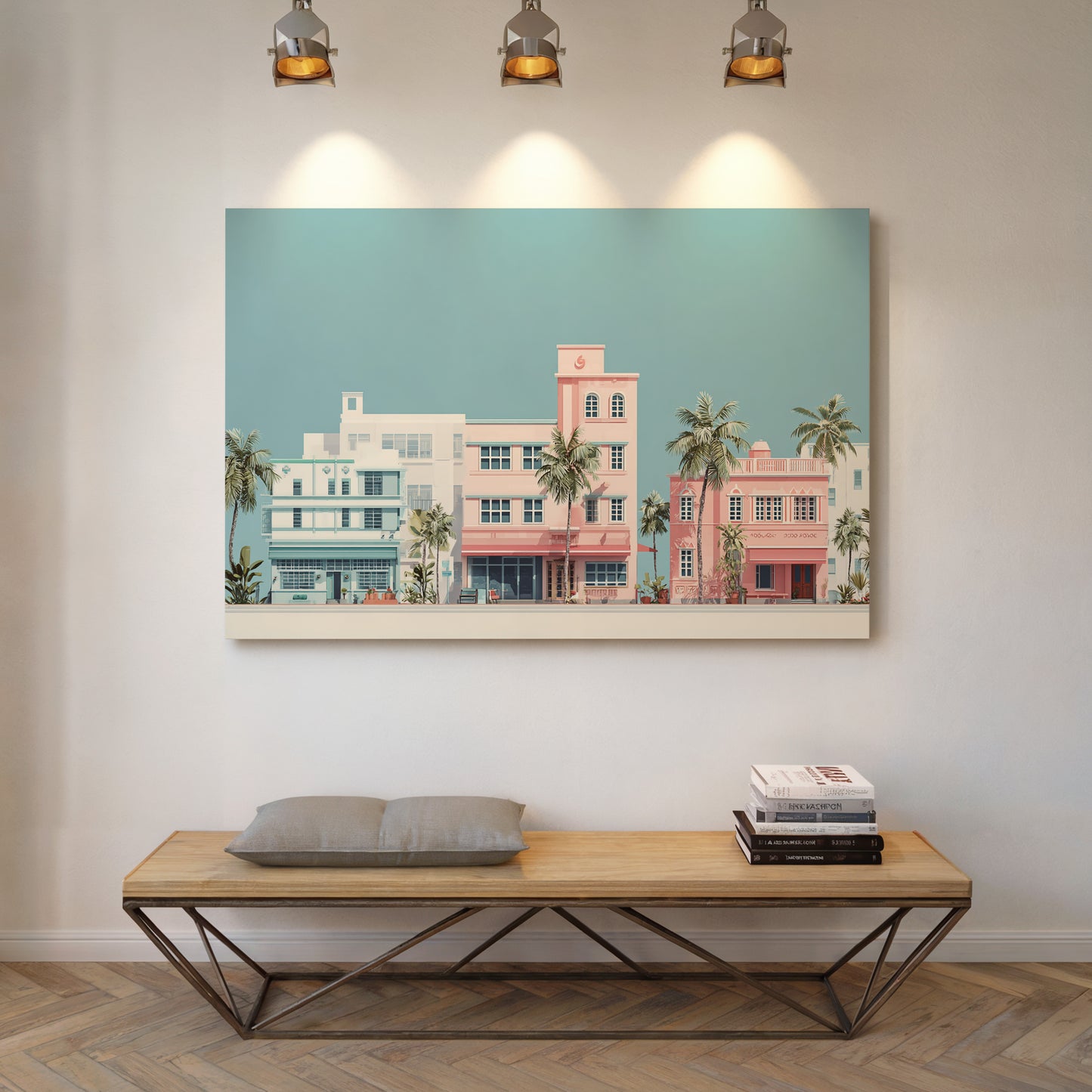 Pastel Dreams Along Ocean Drive