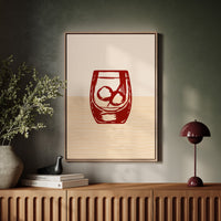 Burgundy Glass Holds Summer Secrets