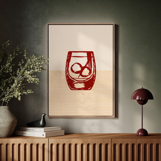 Burgundy Glass Holds Summer Secrets