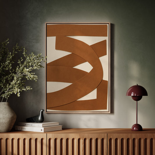 Terracotta Ribbons Weave Modern Tales