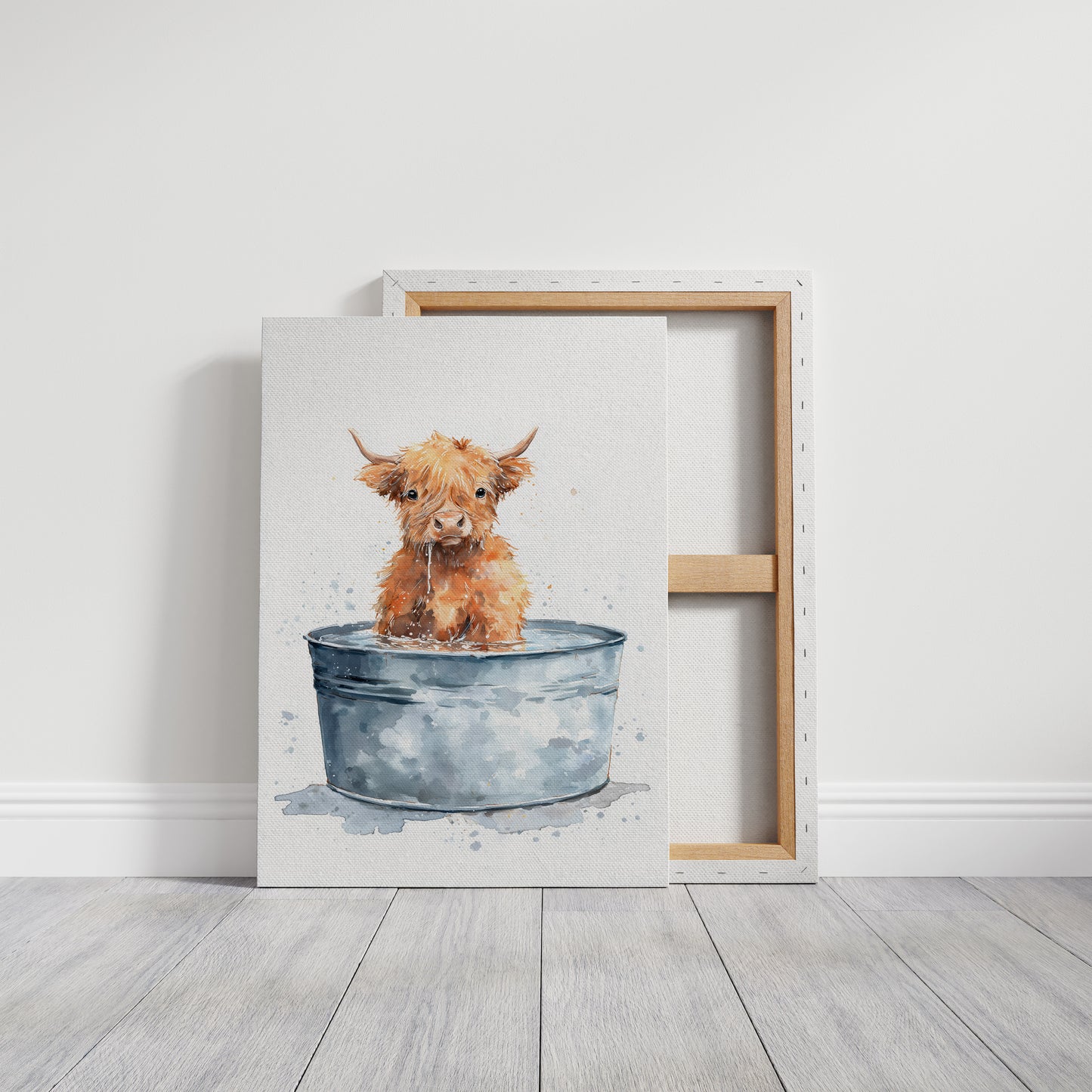 Little Highland in a Tin Bath