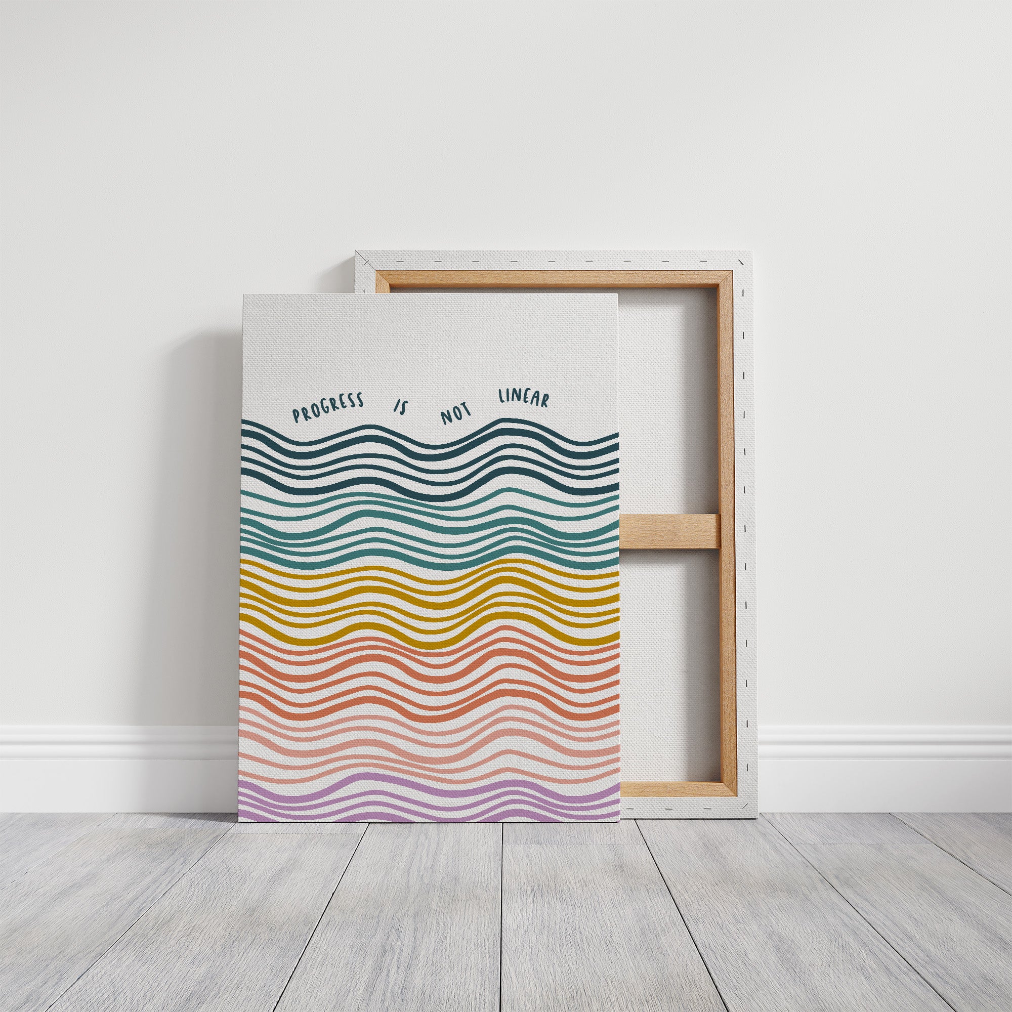 Progress Is Not Linear Retro Waves