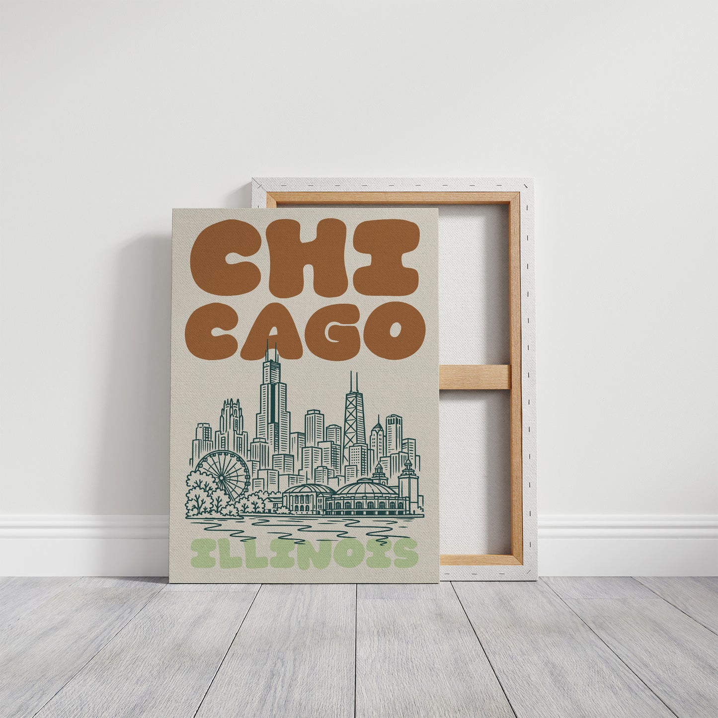 Chicago, Bubble Letter Skyline