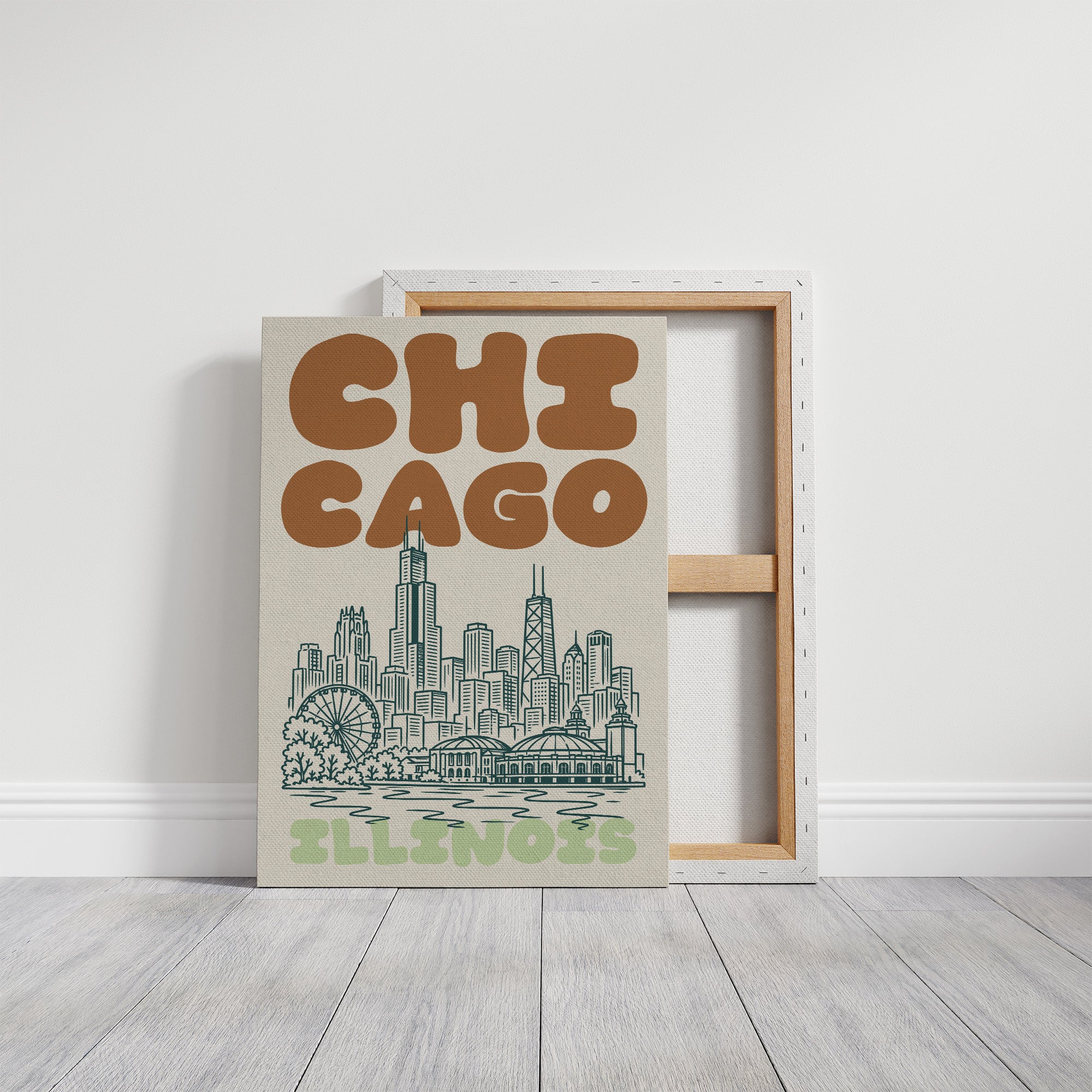 Chicago, Bubble Letter Skyline