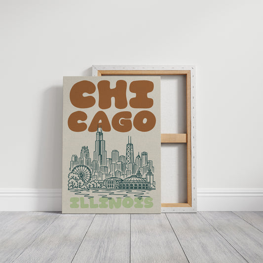 Chicago, Bubble Letter Skyline