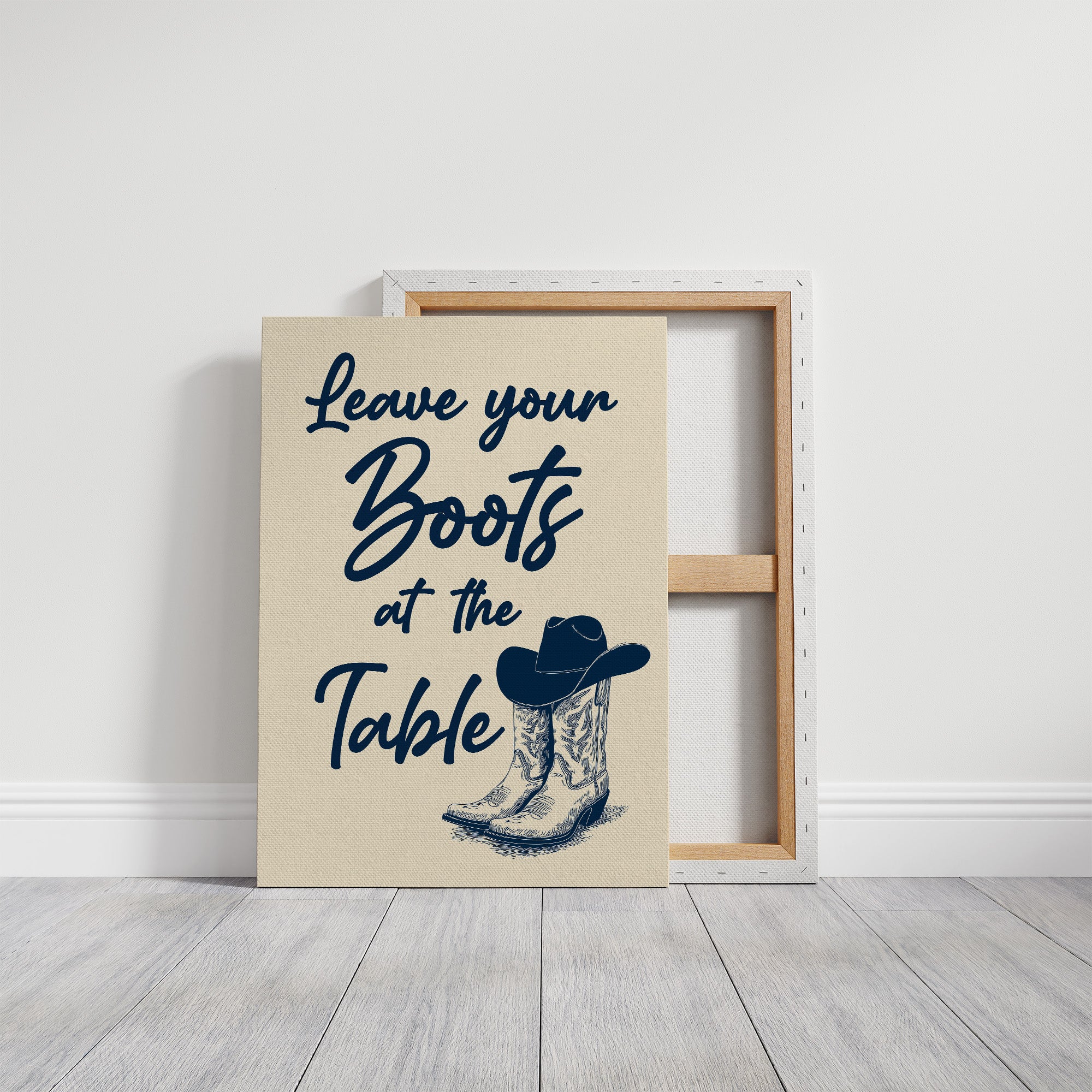 Leave Your Boots at the Table