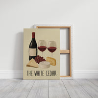 Wine & Cheese, Painted