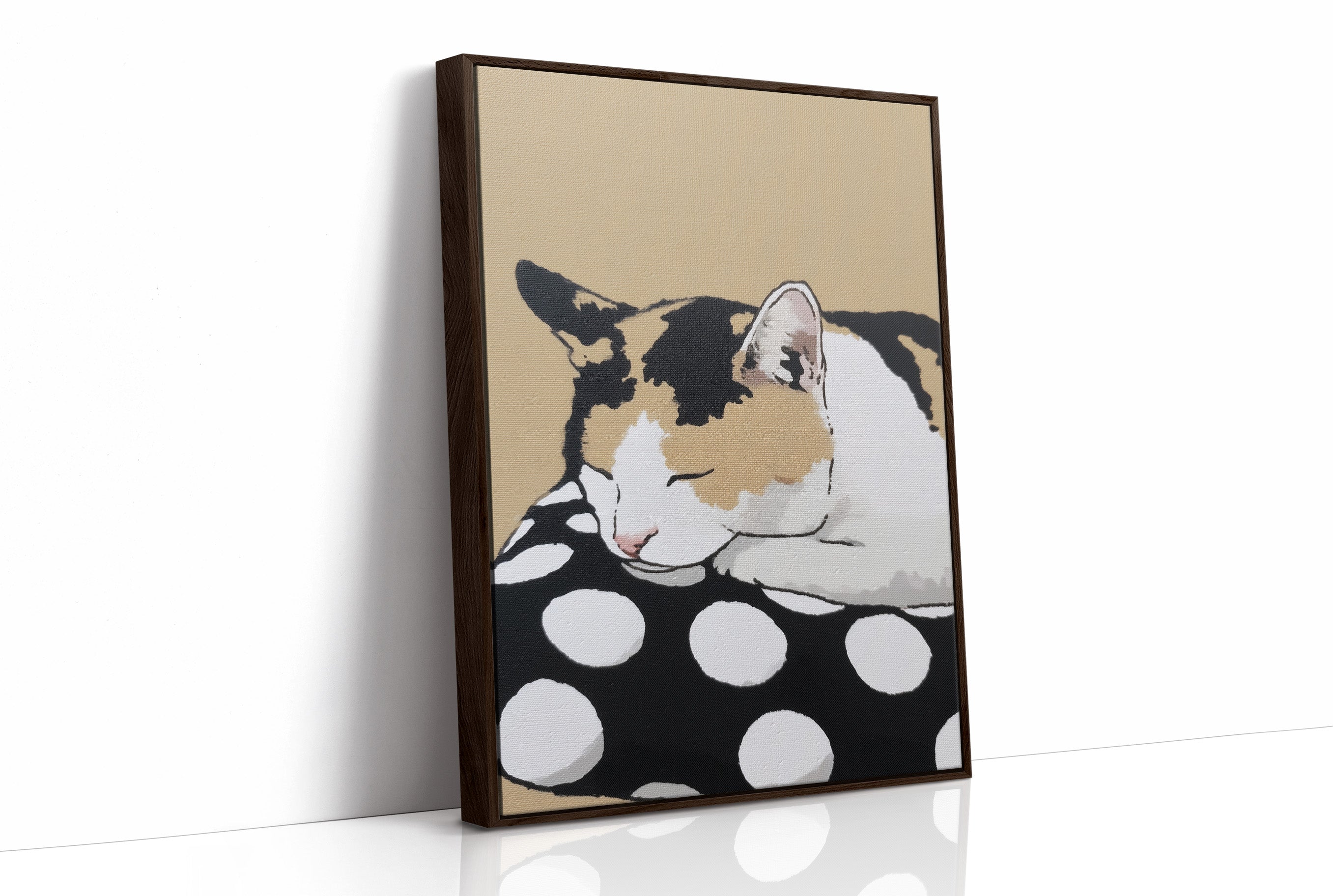 Calico Dreams on Polka Dot Perch