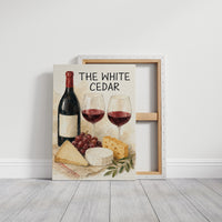 Wine & Cheese, Watercolor