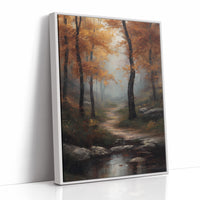 Copper Paths Through Misty Woods