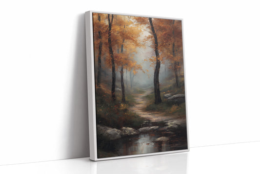 Copper Paths Through Misty Woods