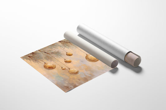 Glistening Orbs of Winter's Embrace