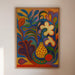 Tropical Garden Sings In Blue