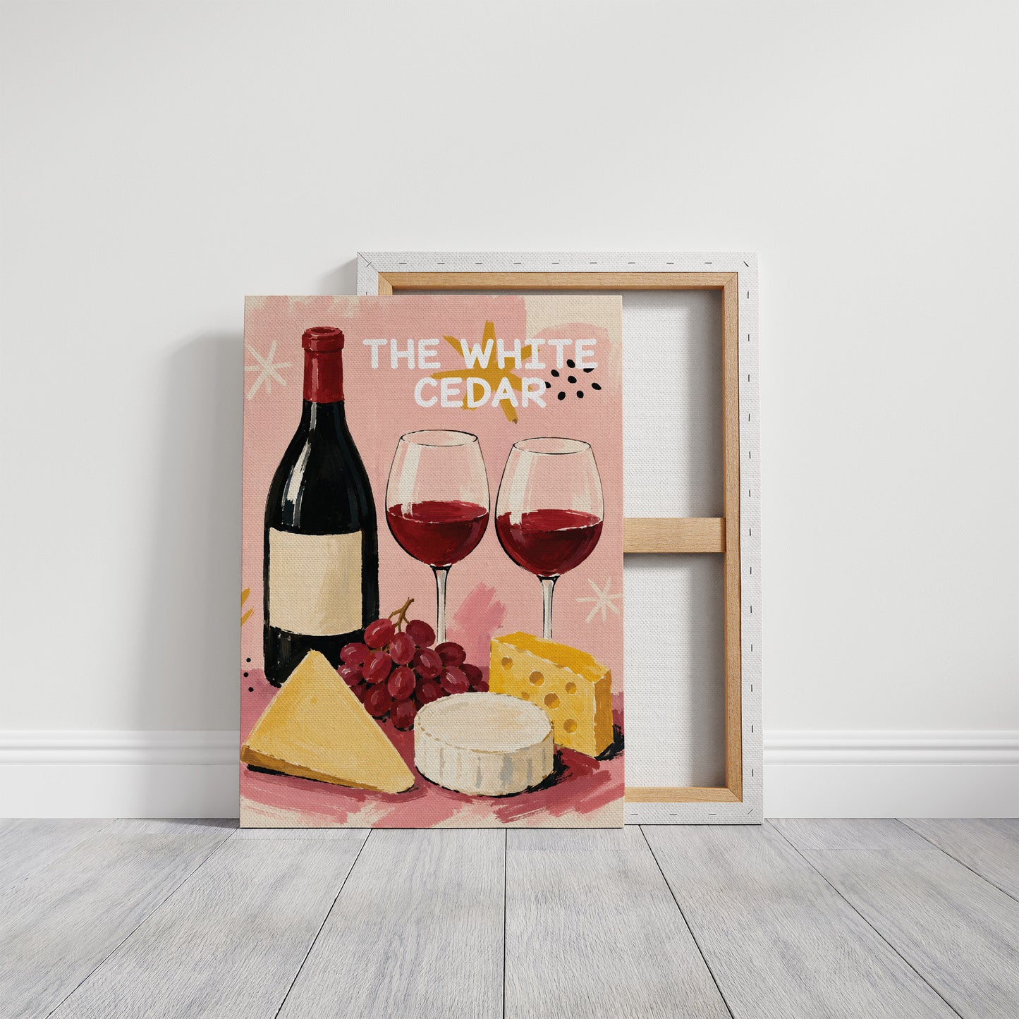 Wine & Cheese, Festive Pink