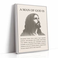A Man of God: Ivory Line Portrait