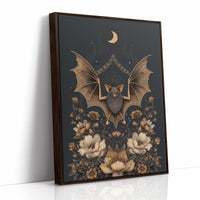 Midnight Blooms Under Copper Wings