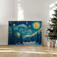 Starlit Pines Dance Through Time