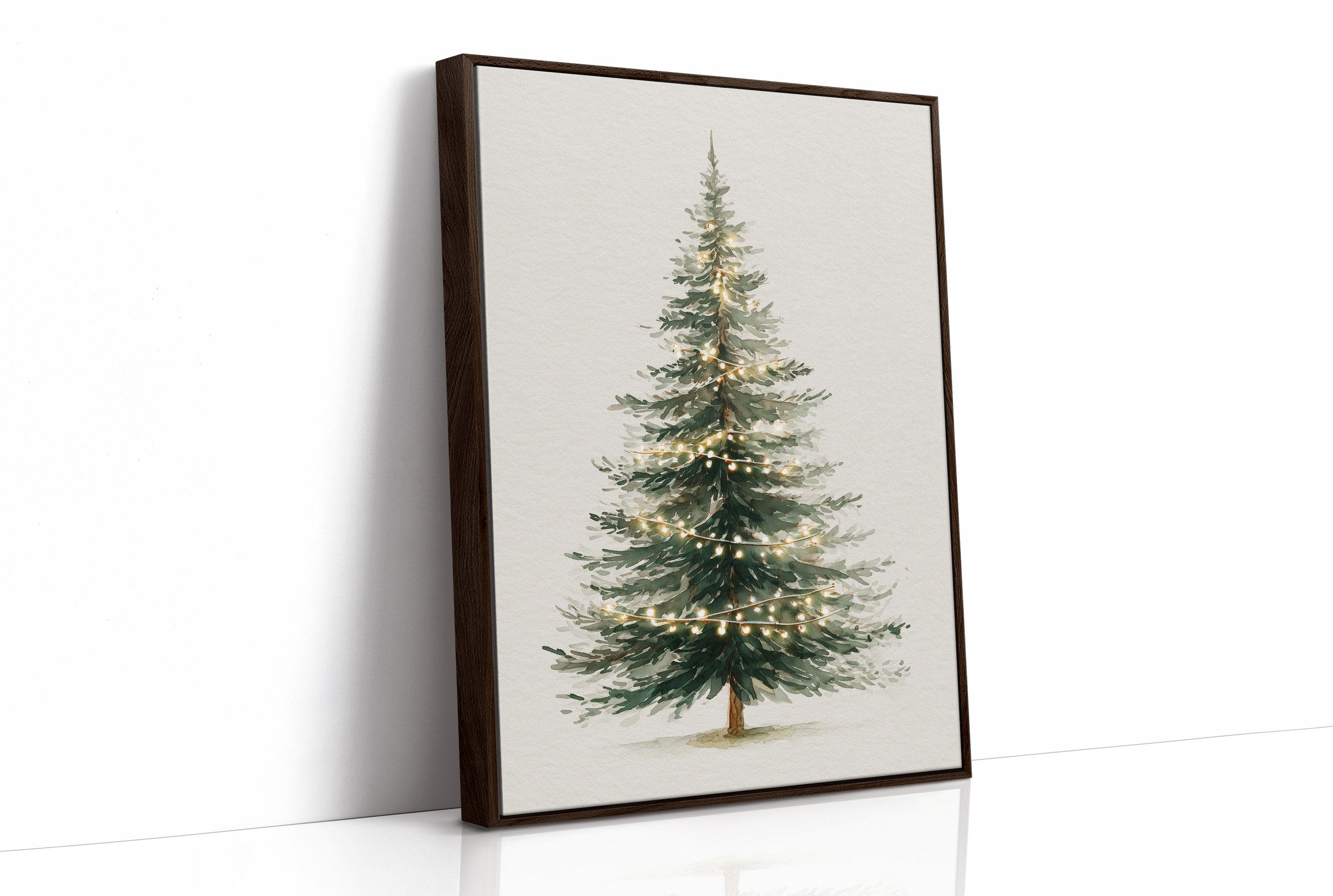 Evergreen Lights Dance Through Winter