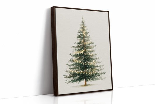 Evergreen Lights Dance Through Winter