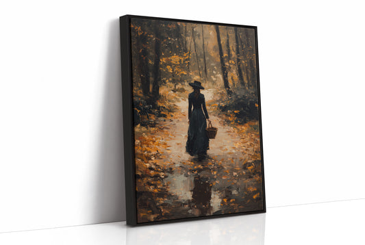 Autumn Path Beckons Her Forward