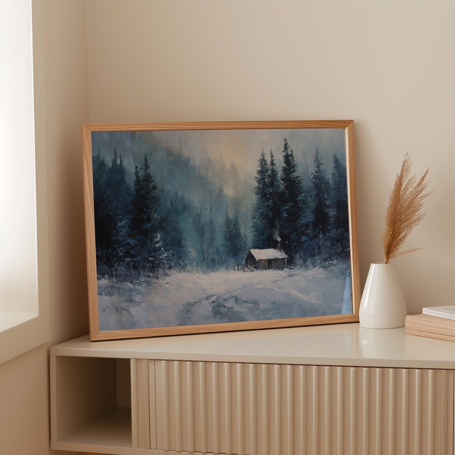 Solitude Sleeps In Winter's Light