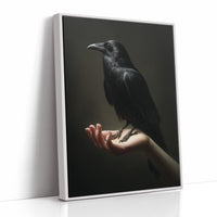 Ancient Wisdom Perches On Palm