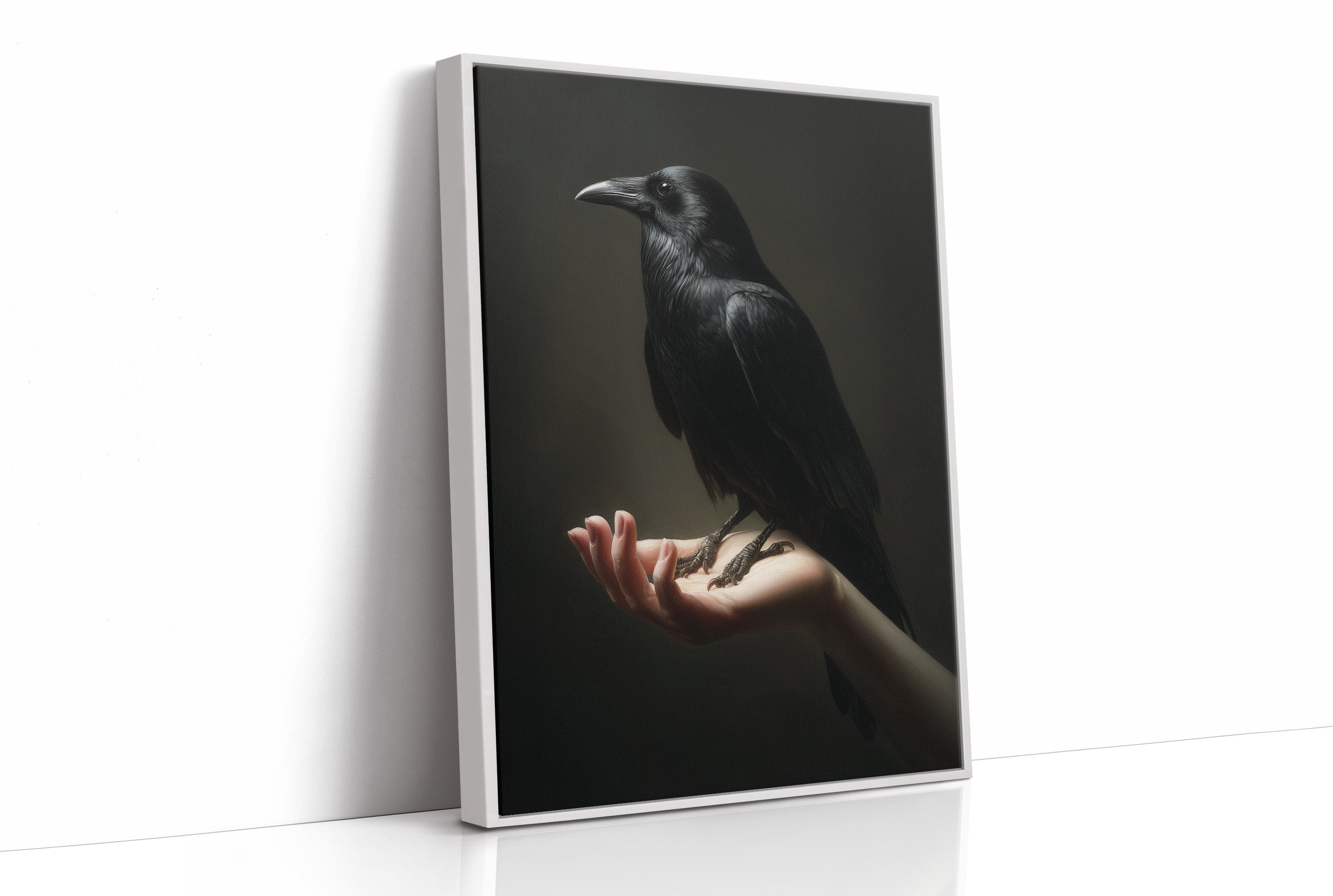 Ancient Wisdom Perches On Palm