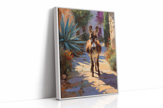 Gentle Hooves Along Garden Paths