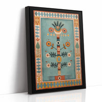 Folk Totem in Teal