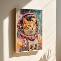 Galactic Catventure in Pink Spacesuit