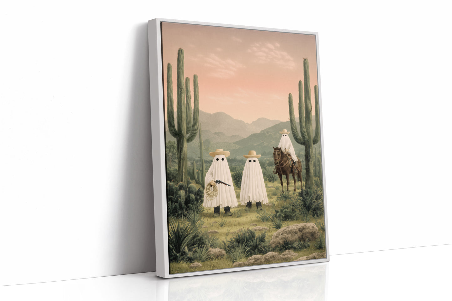Ghostly Riders Meet Desert Dawn