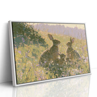 Rabbits, Golden Meadow Light