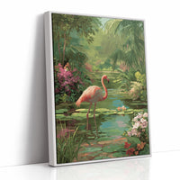 Pink Elegance In Verdant Paradise