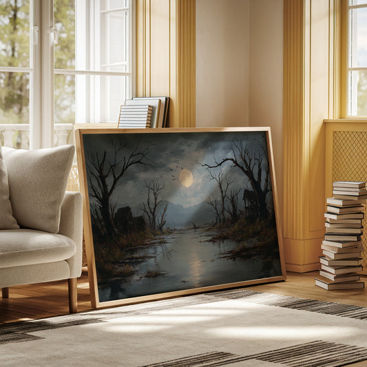 Moonlit Reflections on Forgotten Lands