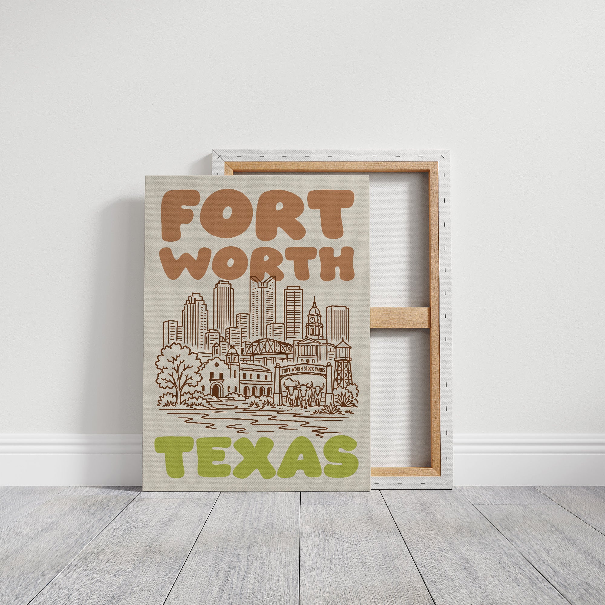 Fort Worth, Bubble Letter Skyline