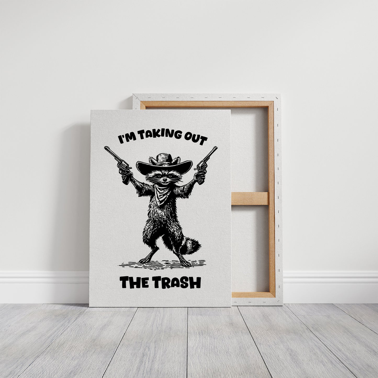 Im Taking Out the Trash Raccoon
