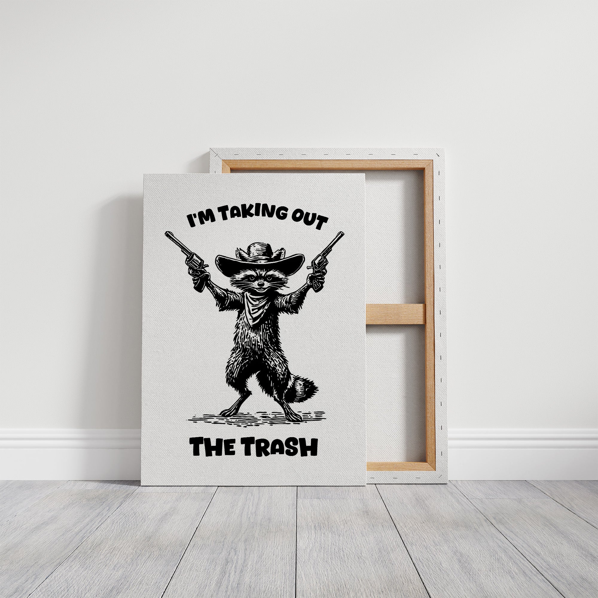Im Taking Out the Trash Raccoon