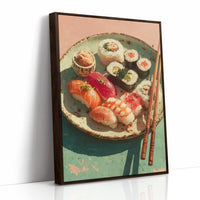 Sushi in Golden Light
