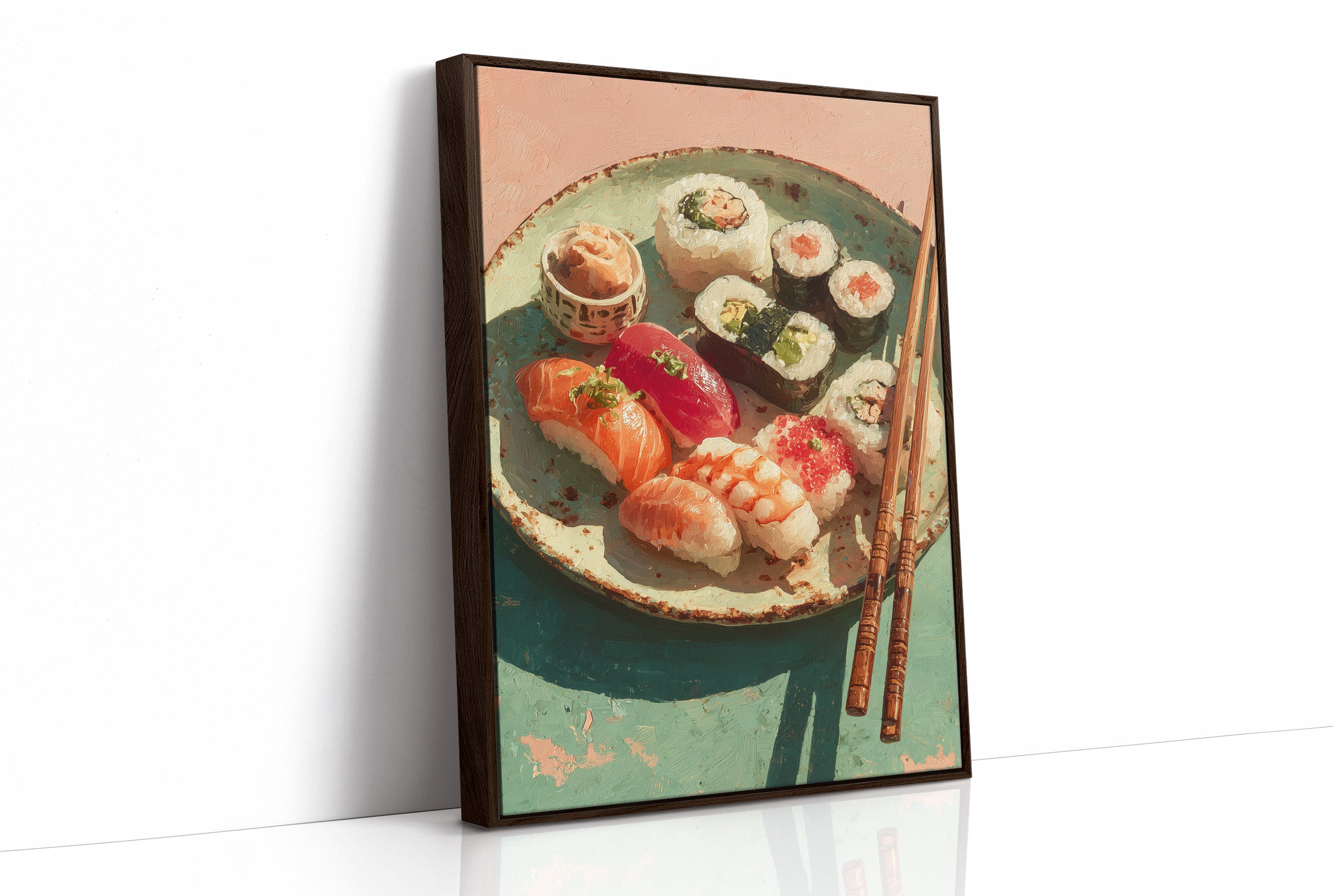 Sushi in Golden Light