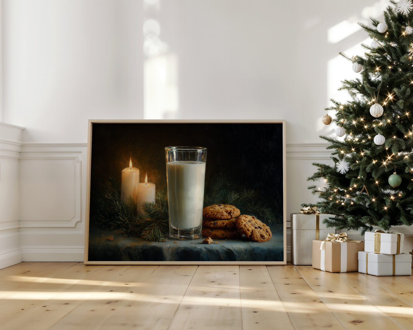 Candlelight Cookies Await Santa's Visit