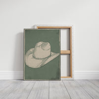Weathered Rancher's Dream - Vintage Cowboy Hat