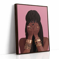 Adorned Silence Against Rose