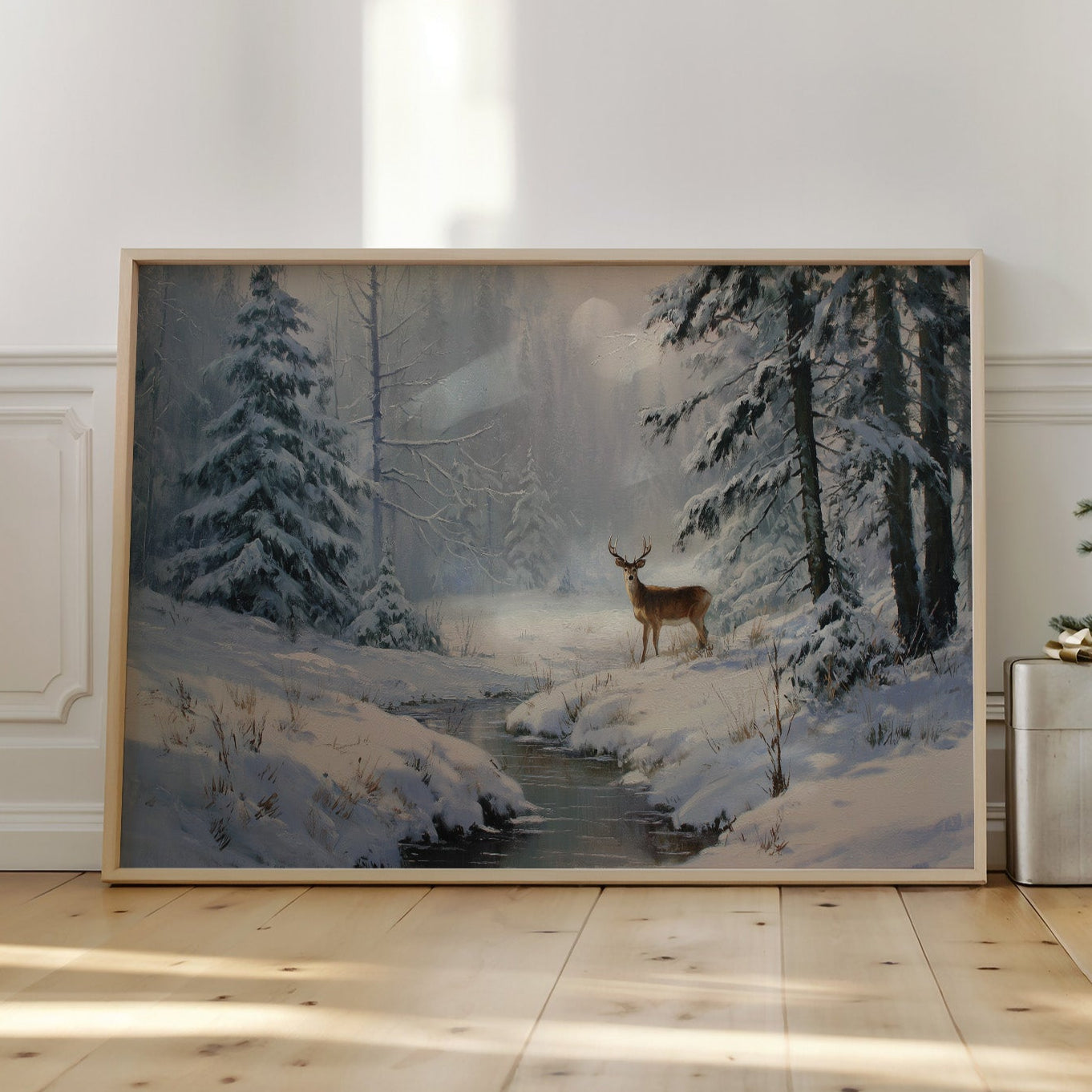 Winter Brook Calls Lone Stag