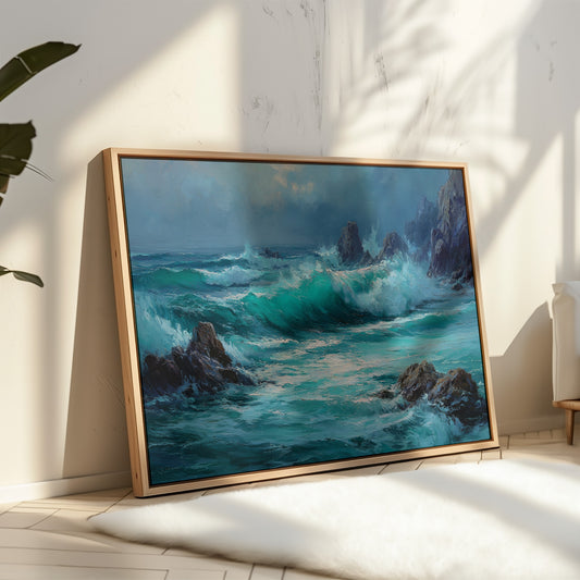 Ocean Symphony In Turquoise Light