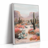 Saguaros Paint Their Desert Garden