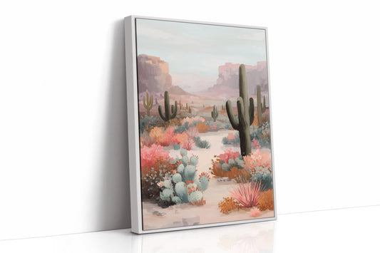 Saguaros Paint Their Desert Garden
