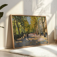 Autumn Light Dances Through City Trees