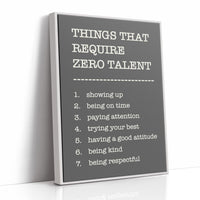 Things That Require Zero Talent, Gray Serif